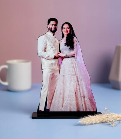 Customized Couple Cutout Table Top | MDF Personalized Photo Standee