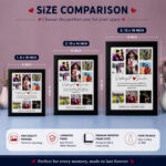 Customized Anniversary Photo Frame | Couple Memory Collage Wall Frame