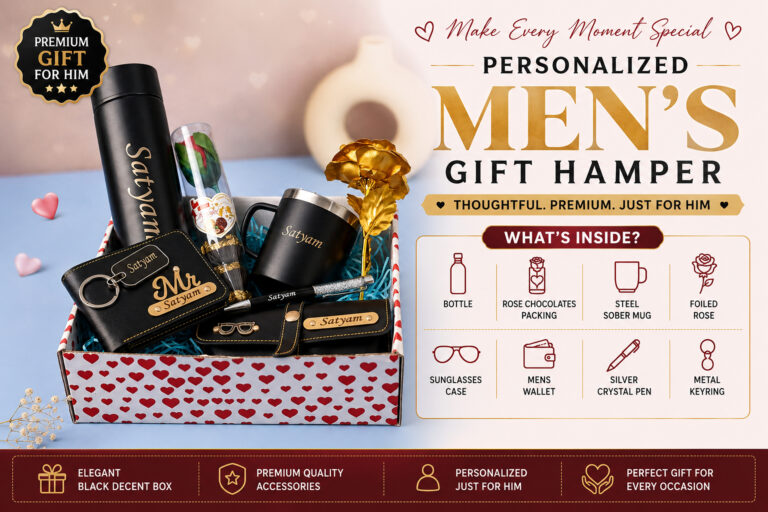 Personalized Men’s Gift Hamper | Premium Customized Gift Box for Him