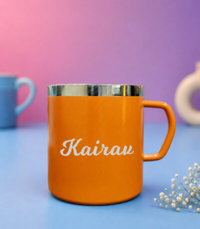 Personalized Stainless Steel Mug | Double Wall Name Mug 250ml
