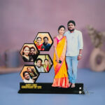 Personalized MDF Photo Table Top Custom Birthday Anniversary Gift Stand