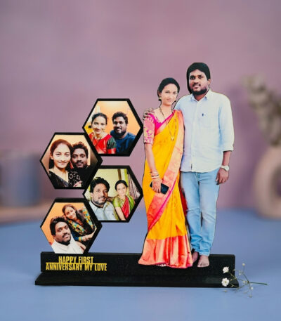 Personalized MDF Photo Table Top Custom Birthday Anniversary Gift Stand