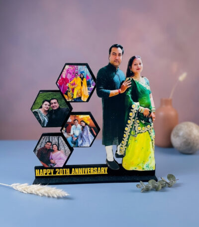 Personalized MDF Photo Table Top | Custom Birthday & Anniversary Gift